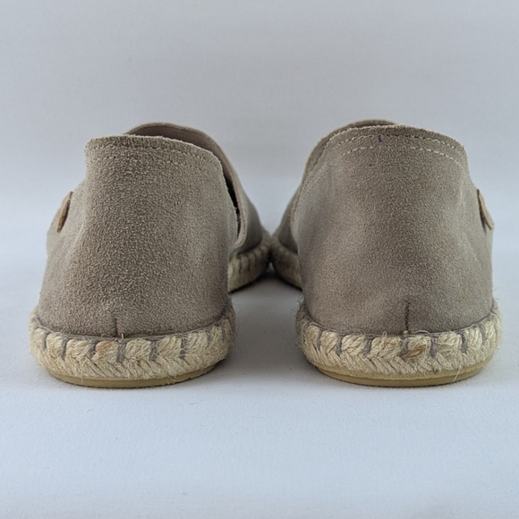 Verbenas Espadrilles Carmen Suede Leather Closed Toe Stone EU40 US 9 NWOB - Picture 8 of 16